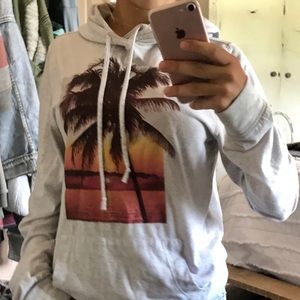 Palm tree hoodie